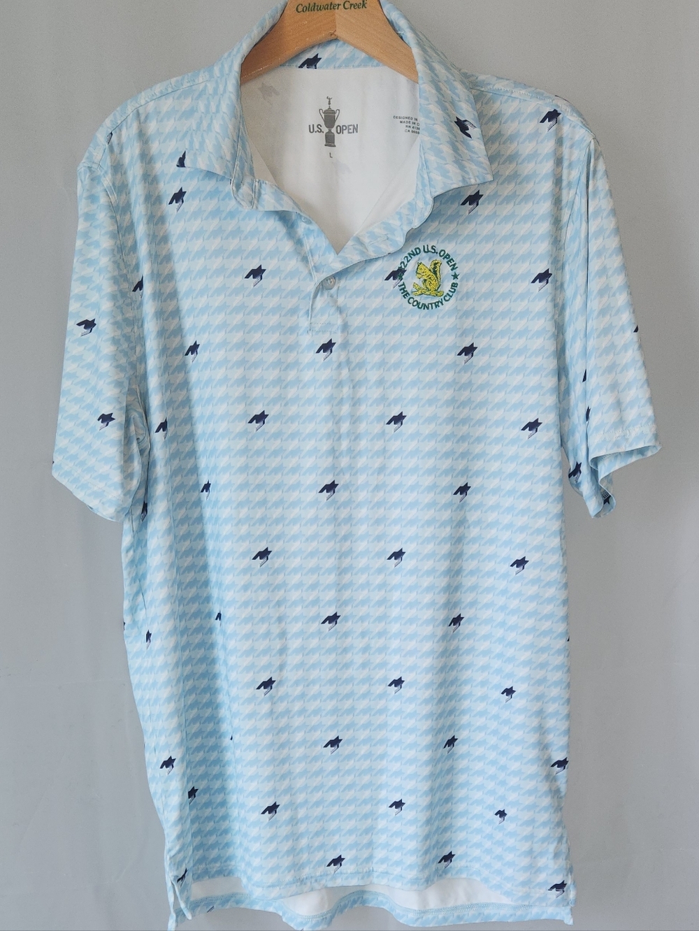 US Open Mens Large Golf Shirt